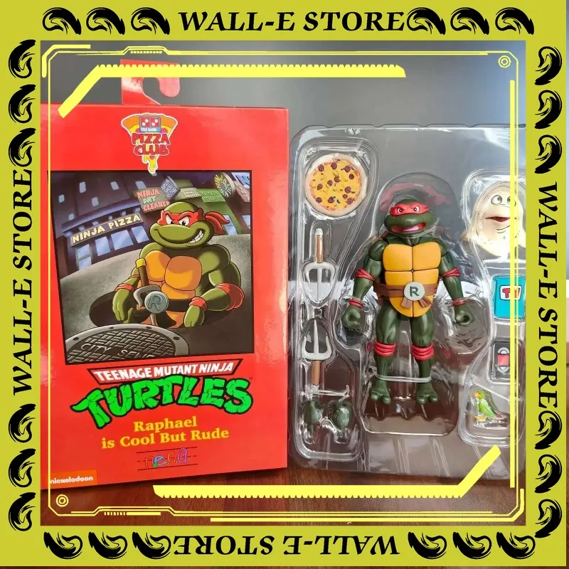 New NECA Leonardo Leads Turtles Figures Pizza Club Turtles 4pcs/set Anime Action Figure Model Figurine Toys Bookshelf Ornament
New NECA Leonardo Leads Turtles Figures Pizza Club Turtles 4pcs/set Anime Action Figure Model Figurine Toys Bookshelf Ornament