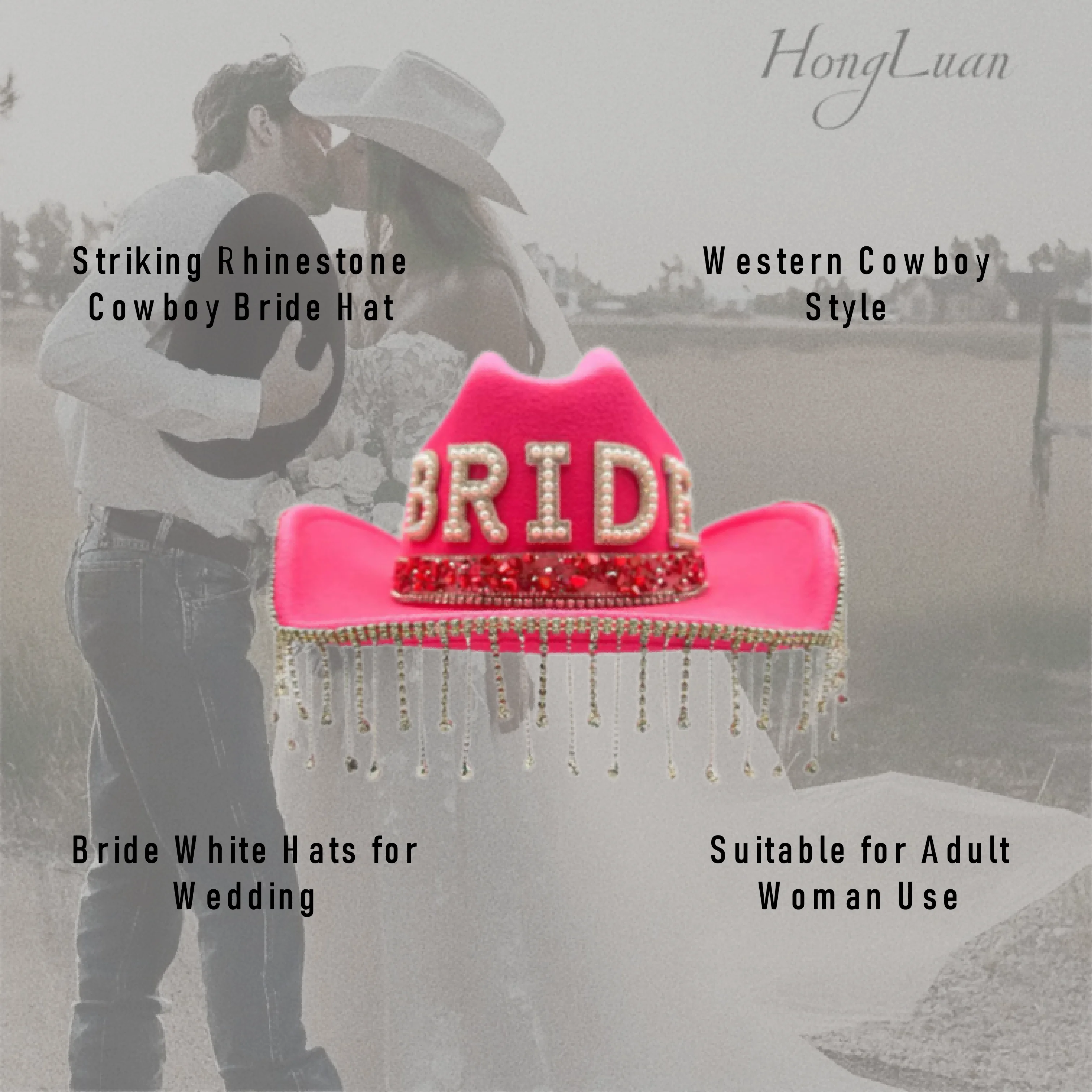 HongLuan блестящая костюмная шляпа для взрослых и ковбойские шляпы со стразами для женщин, ковбойские аксессуары для косплея и кепка в стиле пастушки
HongLuan блестящая костюмная шляпа для взрослых и ковбойские шляпы со стразами для женщин, ковбойские аксессуары для косплея и кепка в стиле пастушки