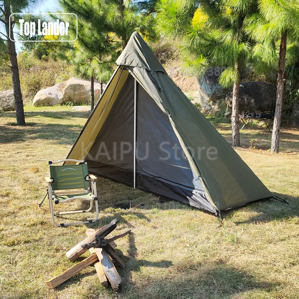 Tent Outdoor Single Hiking Tent Camping Ultra Light Pyramid Portable Camping Rainproof Sunscreen Mountaineering Travel Tent
Tent Outdoor Single Hiking Tent Camping Ultra Light Pyramid Portable Camping Rainproof Sunscreen Mountaineering Travel Tent