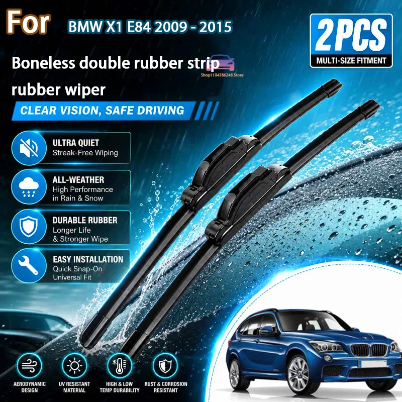 Front Wiper Blades For BMW X1 E84 2009 - 2015 Windshield Windscreen Clean Window Car Rain Brushes 24"+19" Modification Parts
Front Wiper Blades For BMW X1 E84 2009 - 2015 Windshield Windscreen Clean Window Car Rain Brushes 24"+19" Modification Parts