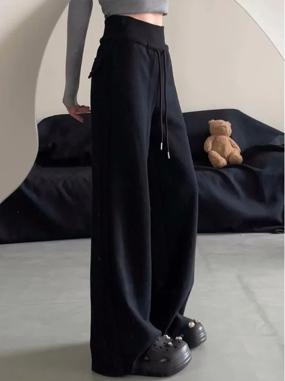 plus Size American Casual Wide Leg Pants Women's Autumn Winter Fleece High Waist Drapey Fat MM Slimming Drawstring Sports Tro...
plus Size American Casual Wide Leg Pants Women's Autumn Winter Fleece High Waist Drapey Fat MM Slimming Drawstring Sports Tro...
