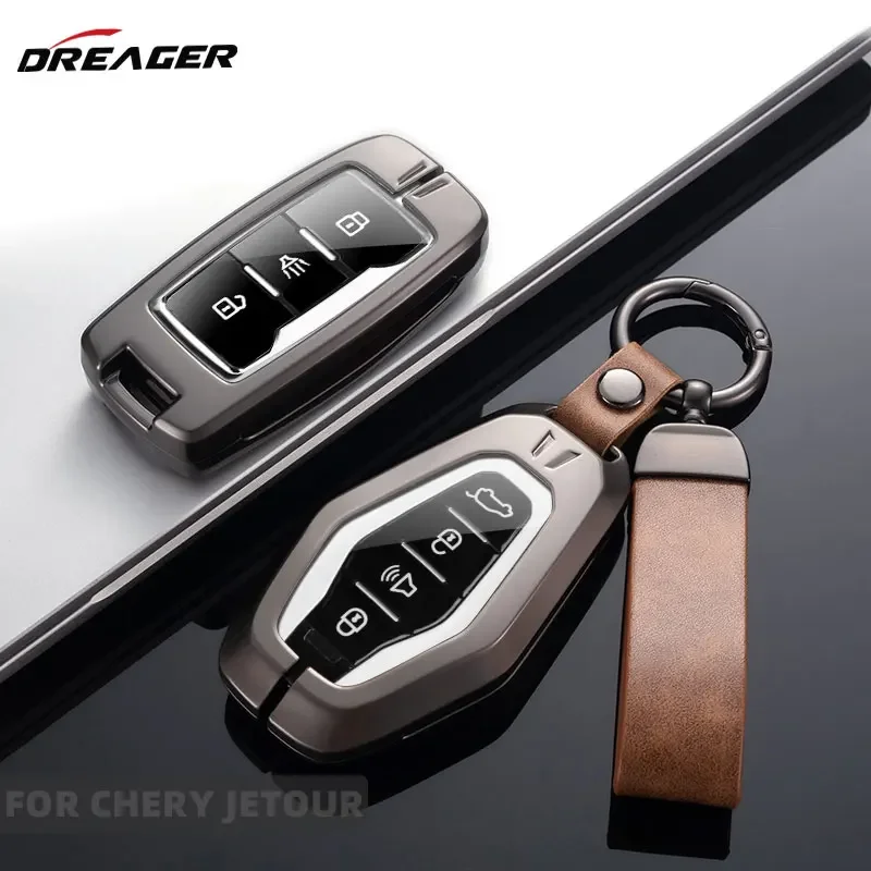 Zinc Alloy + Leather Key Case Holder Cover for Chery Jetour X70 X90 X95 Remote Control Protective Shell Chain Accessories Auto
Zinc Alloy + Leather Key Case Holder Cover for Chery Jetour X70 X90 X95 Remote Control Protective Shell Chain Accessories Auto