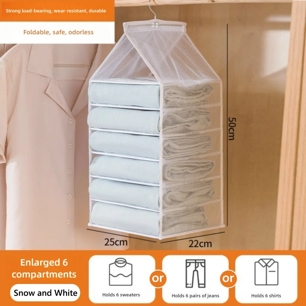 New Multi-Layer Wardrobe Hanging Storage Bag Large Capacity Space saving Underwear Organizer Folding Cabinet Organizer Pants
New Multi-Layer Wardrobe Hanging Storage Bag Large Capacity Space saving Underwear Organizer Folding Cabinet Organizer Pants