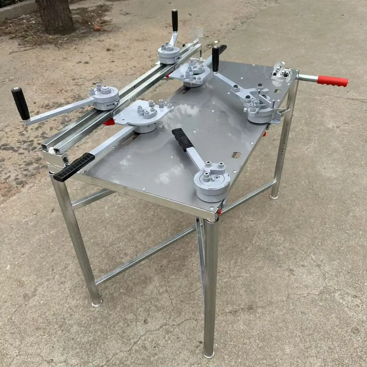 Manual Wire Hanger Making Machine, Table Type Stainless Steel Bend & Twist Neck Clothes Hanger Machine
Manual Wire Hanger Making Machine, Table Type Stainless Steel Bend & Twist Neck Clothes Hanger Machine