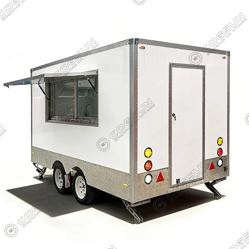 COGSUN For Sale Concession Food Trailer Mobile Pizza Van Fast Food Cart Bbq Truck Custom Design
COGSUN For Sale Concession Food Trailer Mobile Pizza Van Fast Food Cart Bbq Truck Custom Design