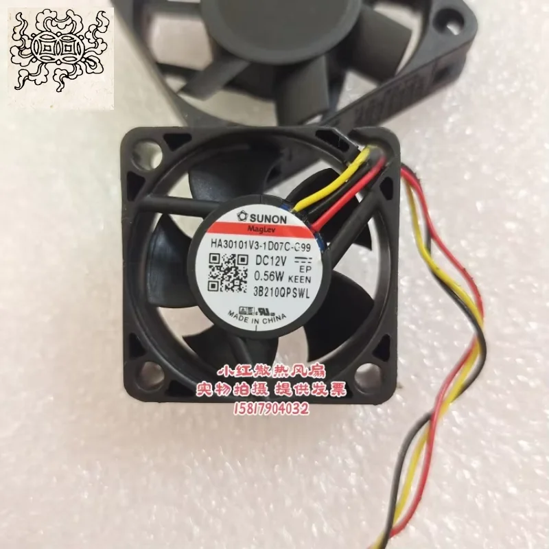 Ltsf For SUNON HA30101V3-1D07C-G99 DC 12V 0.56W 30x30x10mm 3-Wire Server Cooling Fan
Ltsf For SUNON HA30101V3-1D07C-G99 DC 12V 0.56W 30x30x10mm 3-Wire Server Cooling Fan
