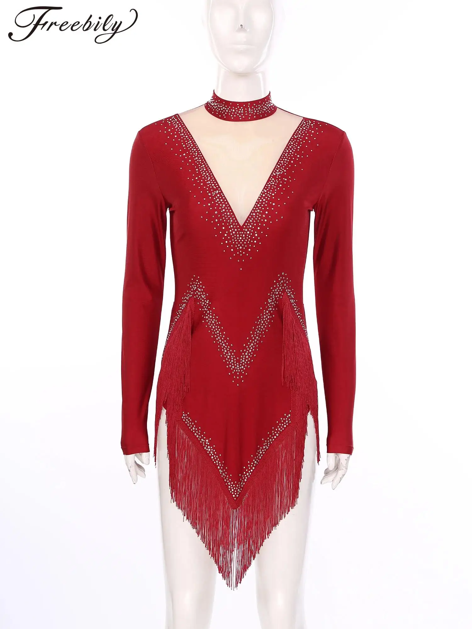 Женский костюм для катания на коньках, латинских танцах, ча-ча, самбы, румбы, танго, костюм с длинными рукавами и стразами, сетчатое платье с кисточками, купальник, танцевальная одежда
Женский костюм для катания на коньках, латинских танцах, ча-ча, самбы, румбы, танго, костюм с длинными рукавами и стразами, сетчатое платье с кисточками, купальник, танцевальная одежда