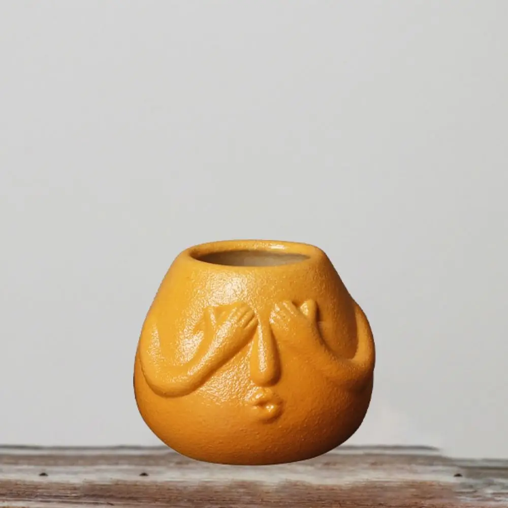 Funny Cute Cartoon Succulent Flowerpot Handicraft Unique Green Plant Pot Ceramic Pot Garden
Funny Cute Cartoon Succulent Flowerpot Handicraft Unique Green Plant Pot Ceramic Pot Garden