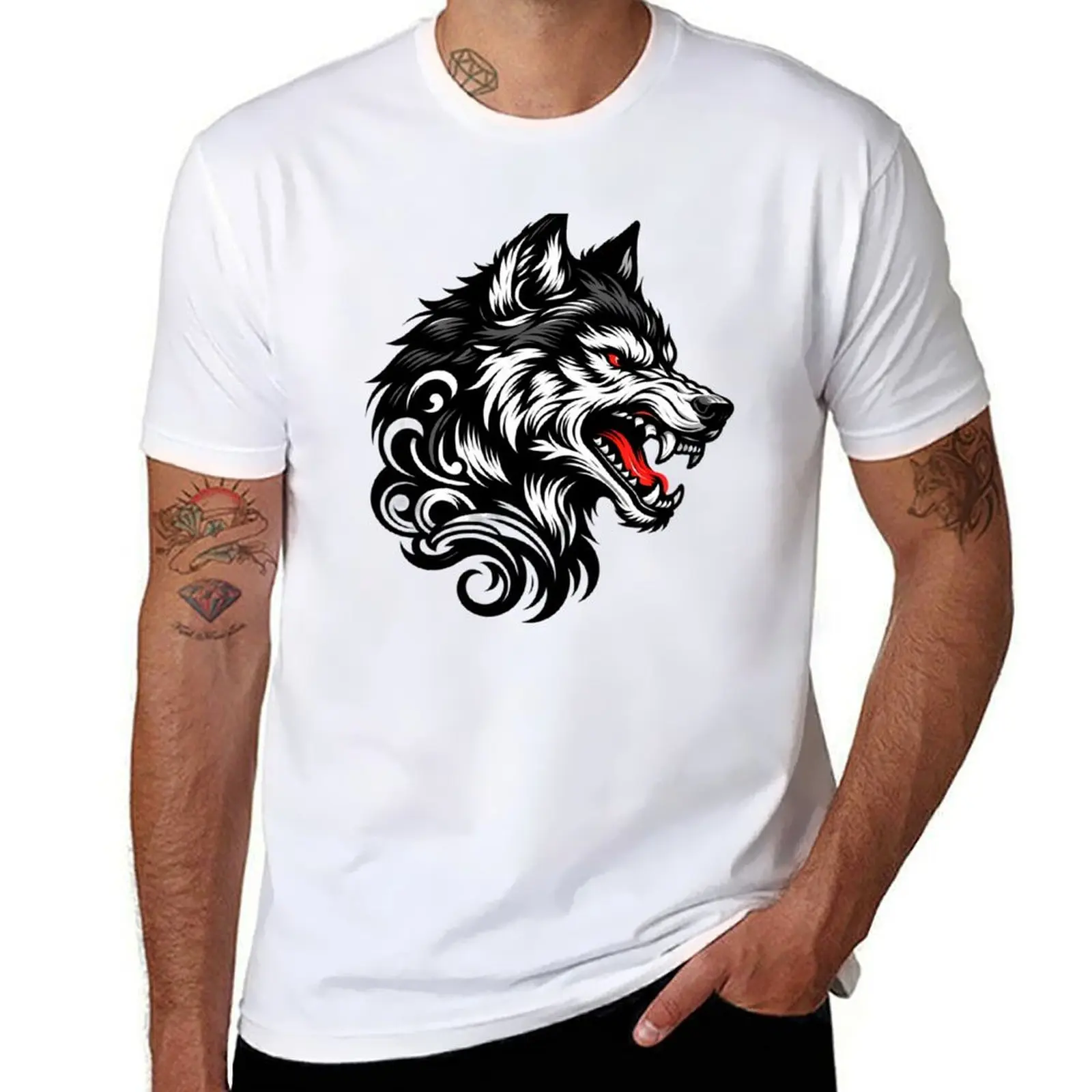 Growling Wolf Shirt T-Shirt t shirts for man graphic funny t shirt for man 100 percent cotton T-Shirt
Growling Wolf Shirt T-Shirt t shirts for man graphic funny t shirt for man 100 percent cotton T-Shirt