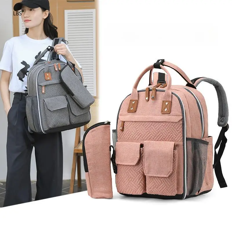Fashion Large Capacity Backpack Mommy Bag Diaper Bag Breastfeeding Bag Mother Bag
Fashion Large Capacity Backpack Mommy Bag Diaper Bag Breastfeeding Bag Mother Bag