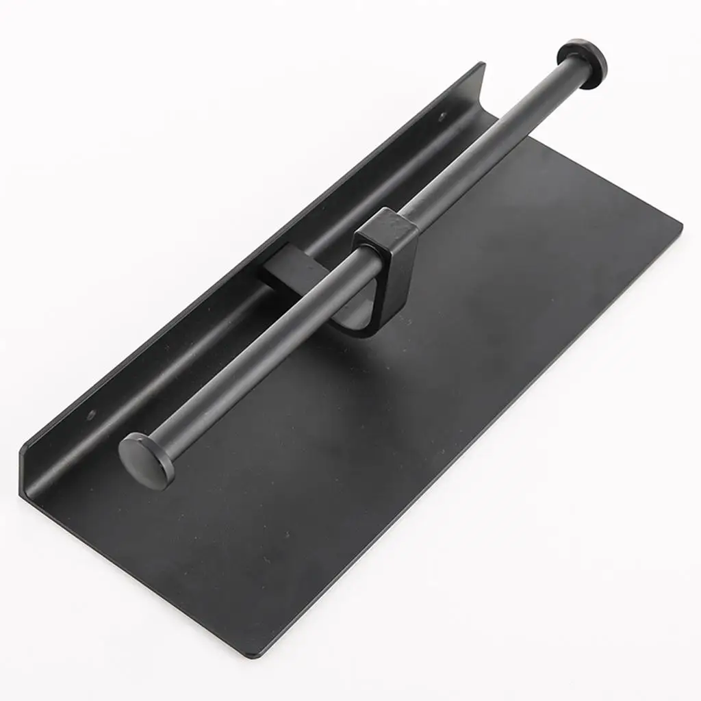 Toilet Paper Holder with Shelf Double Roll Tissue Dispenser Rack Matte Black
Toilet Paper Holder with Shelf Double Roll Tissue Dispenser Rack Matte Black