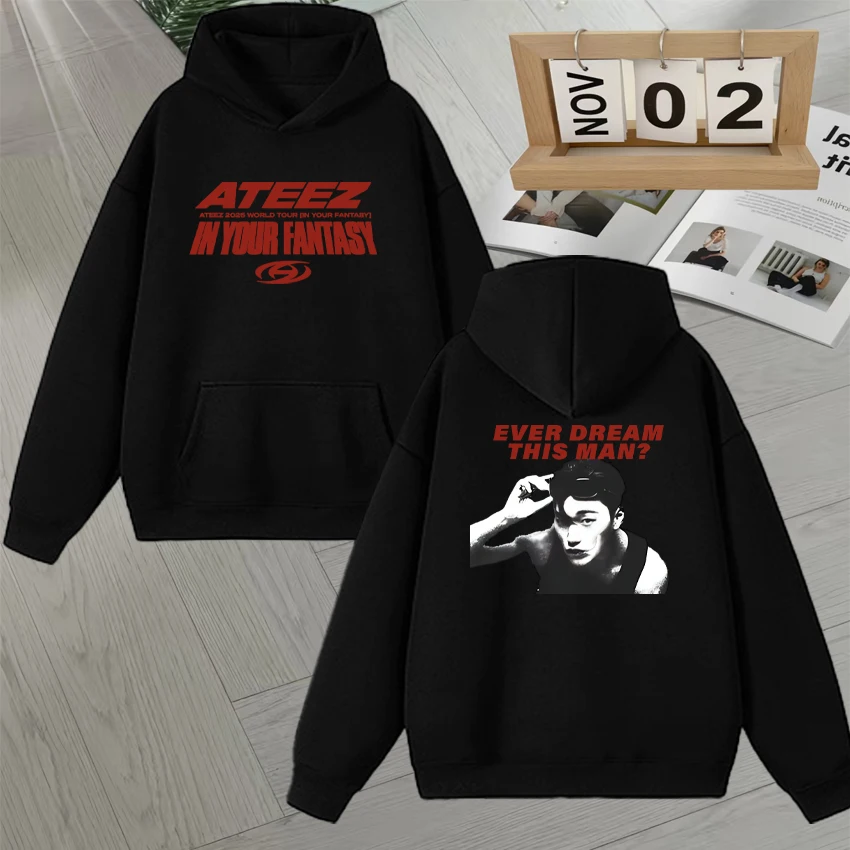 ATEEZ 2025 World Tour in Your Fantasy Ever Dream Hoodie Double Sided Print Long sleeve Men Women Autumn Fleece Unisex Sweatshirt
ATEEZ 2025 World Tour in Your Fantasy Ever Dream Hoodie Double Sided Print Long sleeve Men Women Autumn Fleece Unisex Sweatshirt