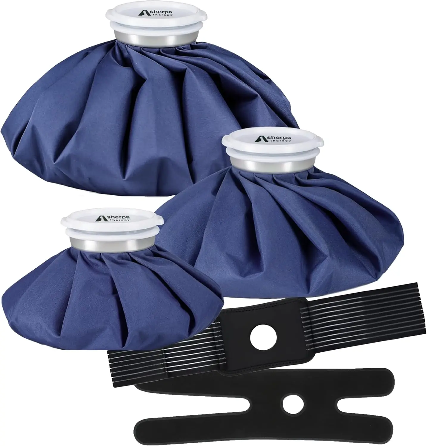 Reusable Ice Bags for Injuries - Dual Hot/Cold Therapy Set of 3 with 2 Straps
Reusable Ice Bags for Injuries - Dual Hot/Cold Therapy Set of 3 with 2 Straps
