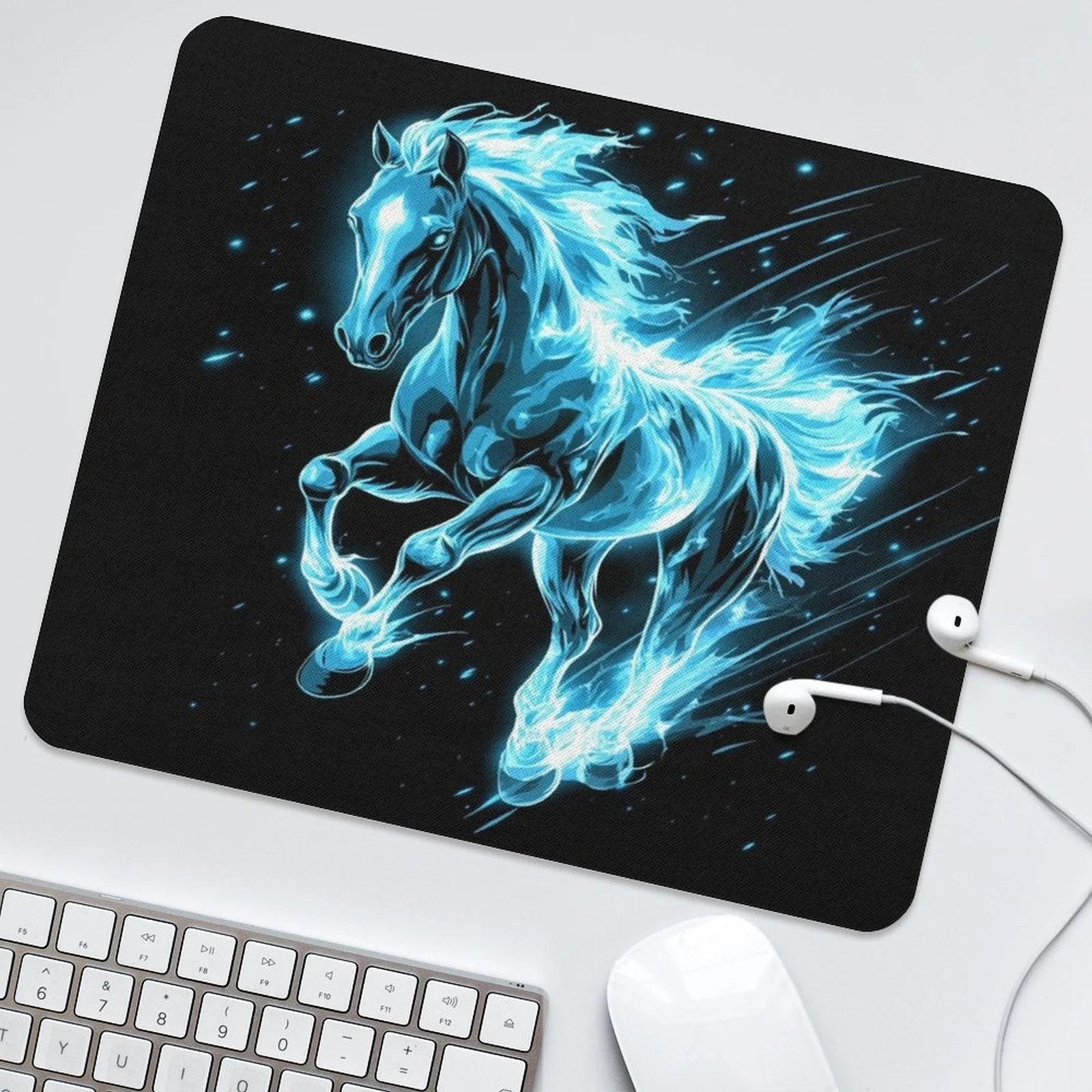 Blue Fire Horse designed mousepad with an anti-slip rubber and high-quality office desk pad is suitable for offices and gaming
Blue Fire Horse designed mousepad with an anti-slip rubber and high-quality office desk pad is suitable for offices and gaming