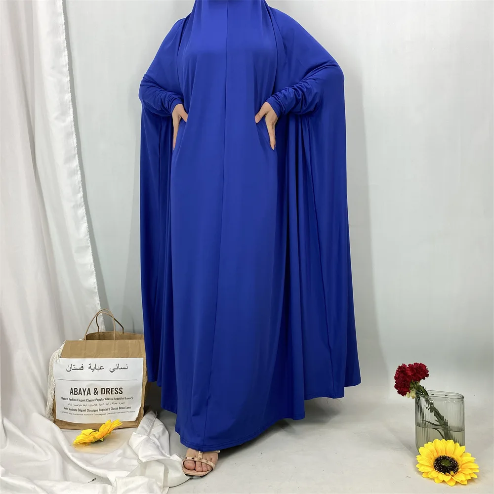Ramadan Long Khimar Muslim One Piece Jalabiya Dress Abaya Women Prayer Garment Saudi Arabic Prayer Dress Robe Burka Eid Niqab
Ramadan Long Khimar Muslim One Piece Jalabiya Dress Abaya Women Prayer Garment Saudi Arabic Prayer Dress Robe Burka Eid Niqab