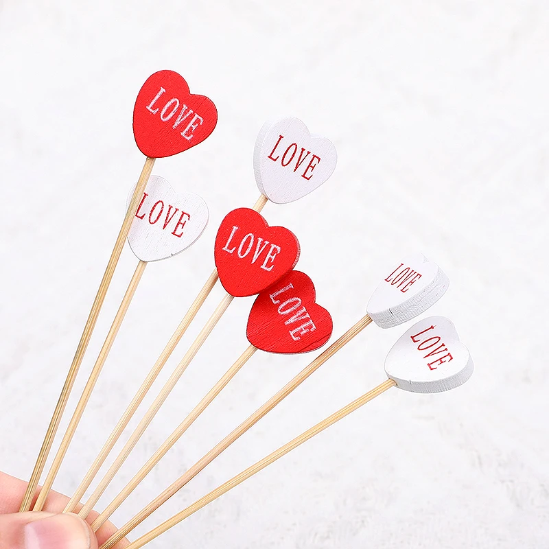100pcs Red Heart Fruit Sticks Disposable Bamboo Sticks Buffet Cupcake Fruit Fork Valentines Day Supplies Wedding Birthday Decor
100pcs Red Heart Fruit Sticks Disposable Bamboo Sticks Buffet Cupcake Fruit Fork Valentines Day Supplies Wedding Birthday Decor