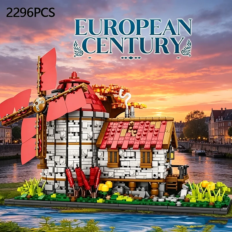 2296PCS Windmill Tree House Mill Street View Building Blocks Medieval European Town Assembly Model Bricks Diy Toys Adult Gift
2296PCS Windmill Tree House Mill Street View Building Blocks Medieval European Town Assembly Model Bricks Diy Toys Adult Gift