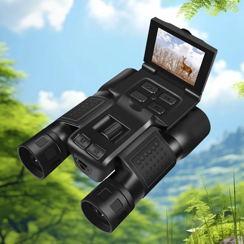 DT30 12X32 Binoculars Camera with 2.5K HD 48MP 12X Optical 8X Zoom Digital Telescope 96M/1000M for Outdoor Camping Enthusiasts
DT30 12X32 Binoculars Camera with 2.5K HD 48MP 12X Optical 8X Zoom Digital Telescope 96M/1000M for Outdoor Camping Enthusiasts