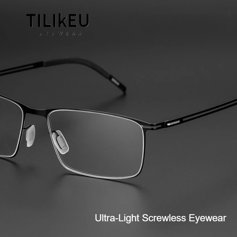 German-style New One-Piece Eyeglasses Frame Screwless Ultra-light Comfort Simple Thin Steel Square Men's Glasses Frame 2026
German-style New One-Piece Eyeglasses Frame Screwless Ultra-light Comfort Simple Thin Steel Square Men's Glasses Frame 2026