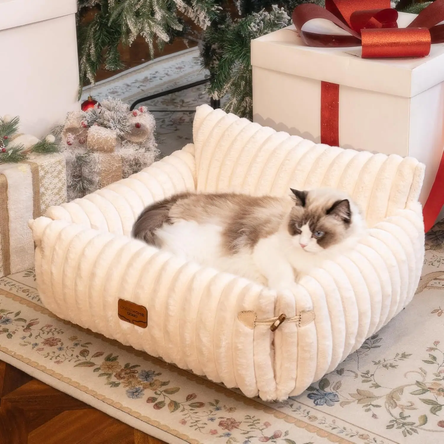 Cat Couch Bed For Indoor Cats Fluffy Cat Sofa Recliner With Removable Washable Cover Cute Pet Lounge Suitable For Puppy Kitten
Cat Couch Bed For Indoor Cats Fluffy Cat Sofa Recliner With Removable Washable Cover Cute Pet Lounge Suitable For Puppy Kitten