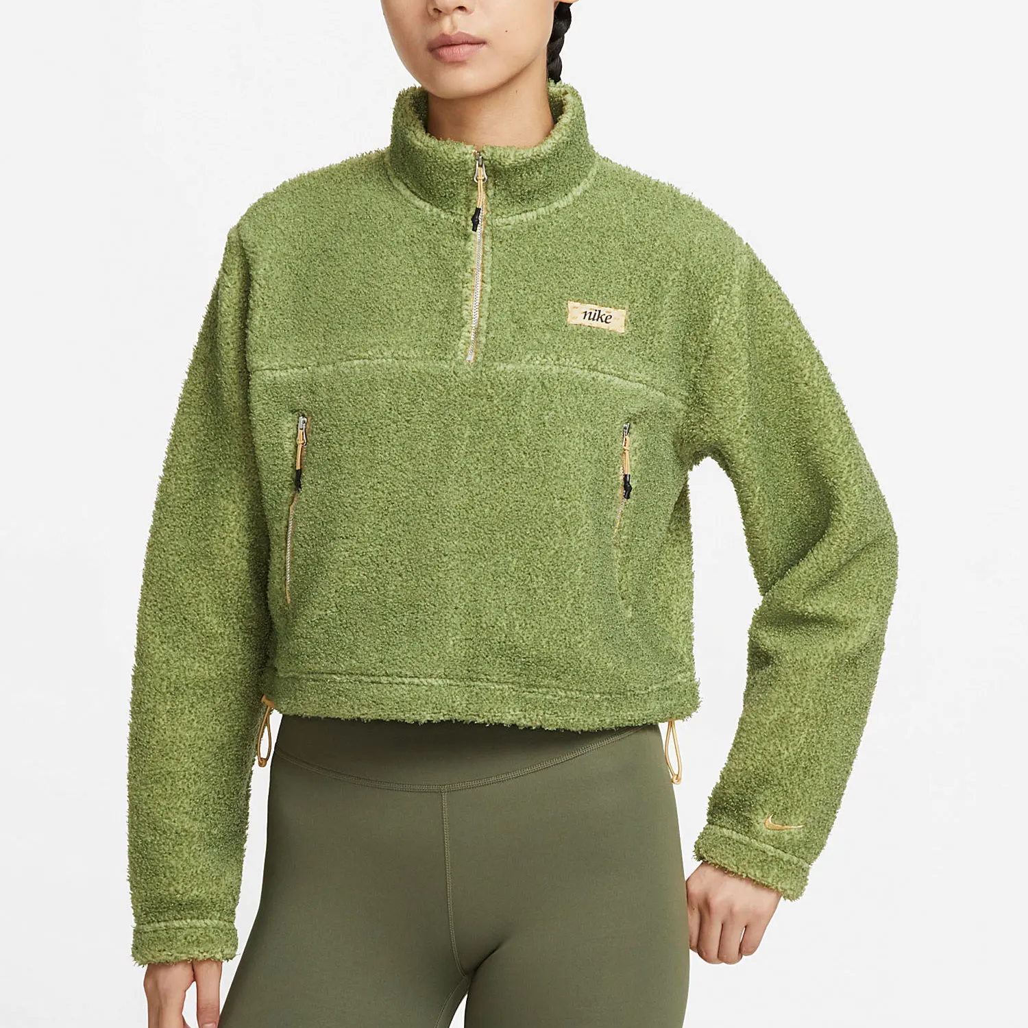 Nike Authentic Winter New Women's Sports Warm Half Zipper Hoodie DQ6243-334
Nike Authentic Winter New Women's Sports Warm Half Zipper Hoodie DQ6243-334