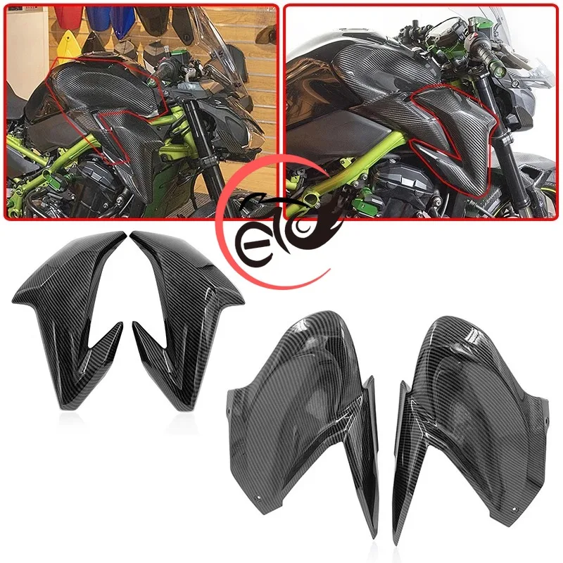 New Z900 Motorcycle Accessories Front Gas Tank Side Cover Panel Fairing Fit For Kawasaki Z 900 2017 2018 2019 Carbon Fiber Look
New Z900 Motorcycle Accessories Front Gas Tank Side Cover Panel Fairing Fit For Kawasaki Z 900 2017 2018 2019 Carbon Fiber Look