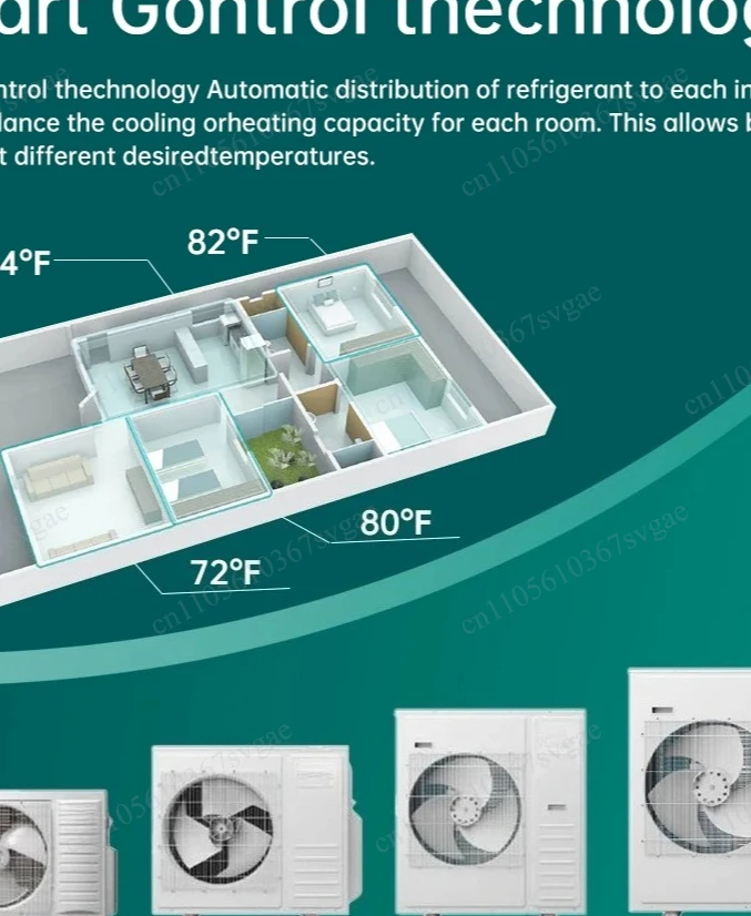 Compact Multi-split Wall Mounted Air Conditioner Easy Installation Household Split AC Unit
Compact Multi-split Wall Mounted Air Conditioner Easy Installation Household Split AC Unit