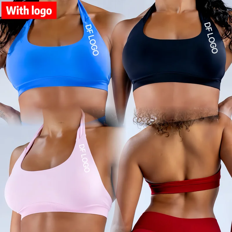 DFY Impact Sports Bra with Logo Women Seamless Halter Bra Open Back Yoga Top Bras Medium Support Gym Crop Top Padded Sportswear
DFY Impact Sports Bra with Logo Women Seamless Halter Bra Open Back Yoga Top Bras Medium Support Gym Crop Top Padded Sportswear