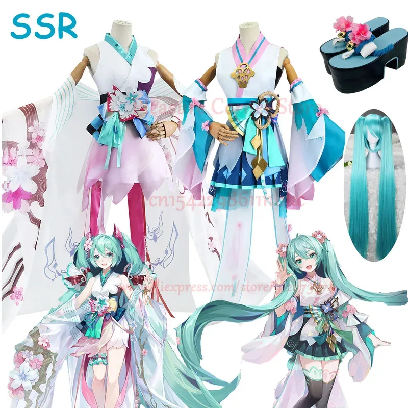 New 2 Style Miku Cosplay Costume Game Onmyoji X MIKU Linkage SSR Full Set Miku Cosplay Dress Wig Uniform Outfit Prop
New 2 Style Miku Cosplay Costume Game Onmyoji X MIKU Linkage SSR Full Set Miku Cosplay Dress Wig Uniform Outfit Prop