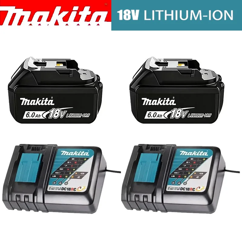 Makita Original Lithium ion Rechargeable Battery 18V 6000mAh 18v Replacement Batteries BL1860 BL1830 BL1850 BL1860B
Makita Original Lithium ion Rechargeable Battery 18V 6000mAh 18v Replacement Batteries BL1860 BL1830 BL1850 BL1860B