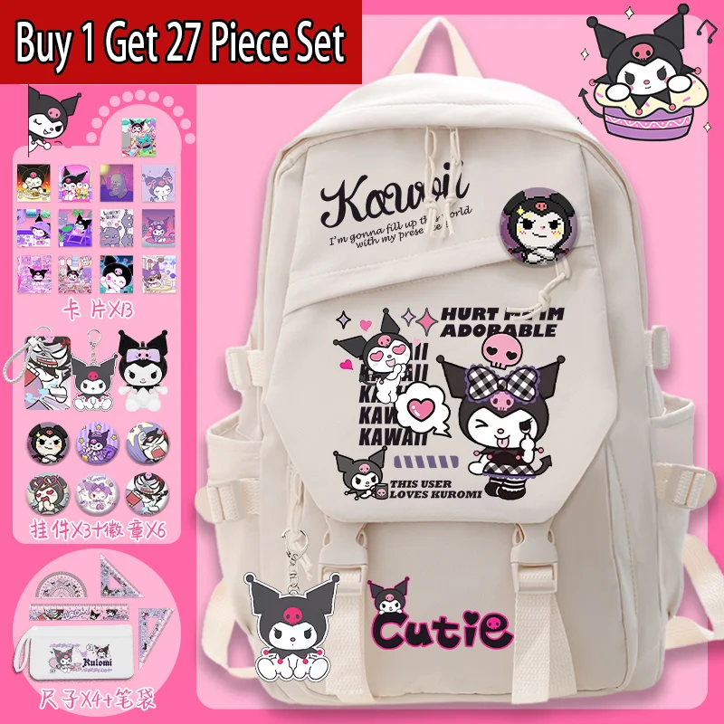 Kulom kids backpack 2025 new model Sanrio backpack high aesthetics cute school bag large capacity back to school backpack
Kulom kids backpack 2025 new model Sanrio backpack high aesthetics cute school bag large capacity back to school backpack