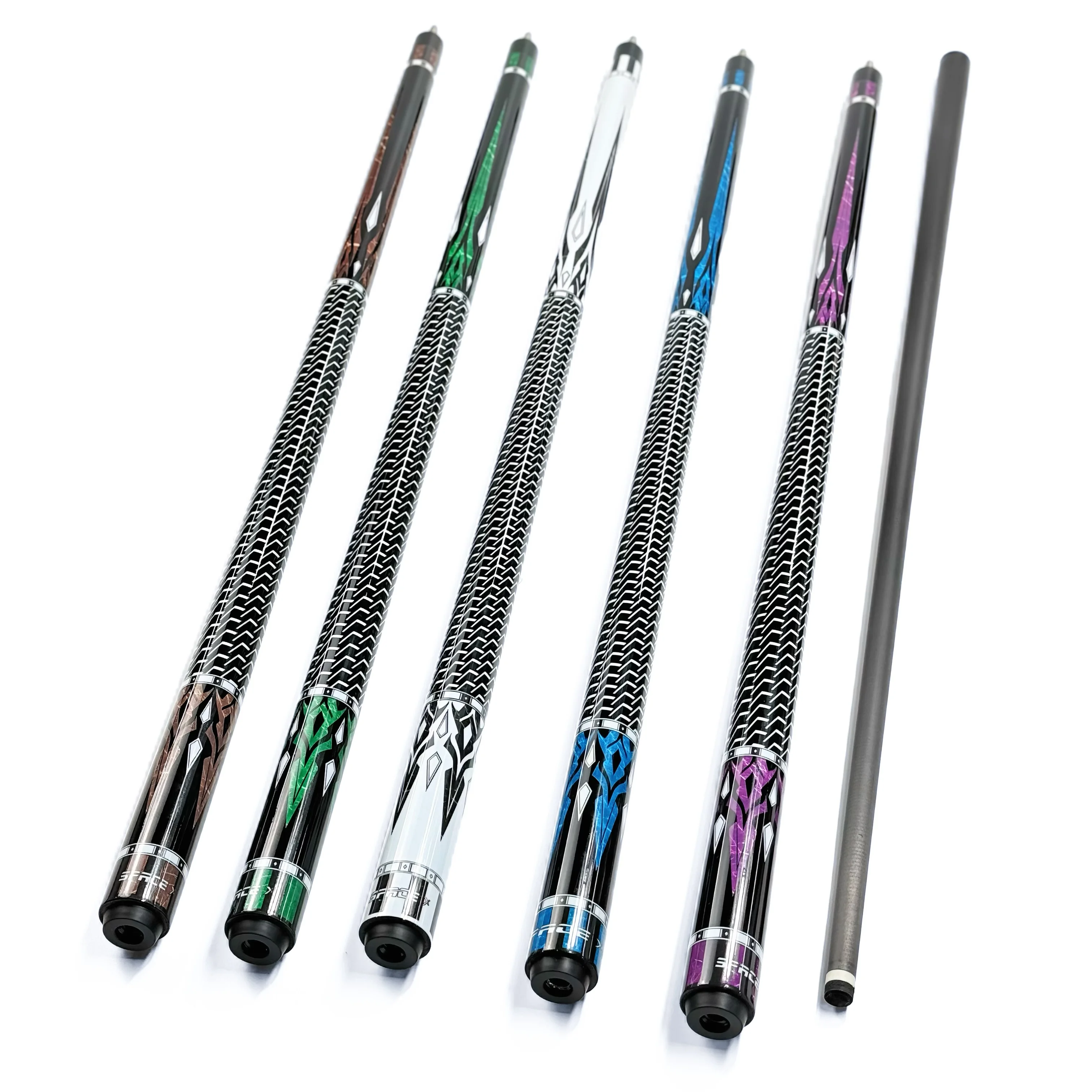 Высококачественный кий для снукера из настоящего углеродного волокна с соединением из нержавеющей стали, легкий, прочный, 58 дюймов, наконечник 12,5 мм, 2-составной, для бильярда
Высококачественный кий для снукера из настоящего углеродного волокна с соединением из нержавеющей стали, легкий, прочный, 58 дюймов, наконечник 12,5 мм, 2-составной, для бильярда