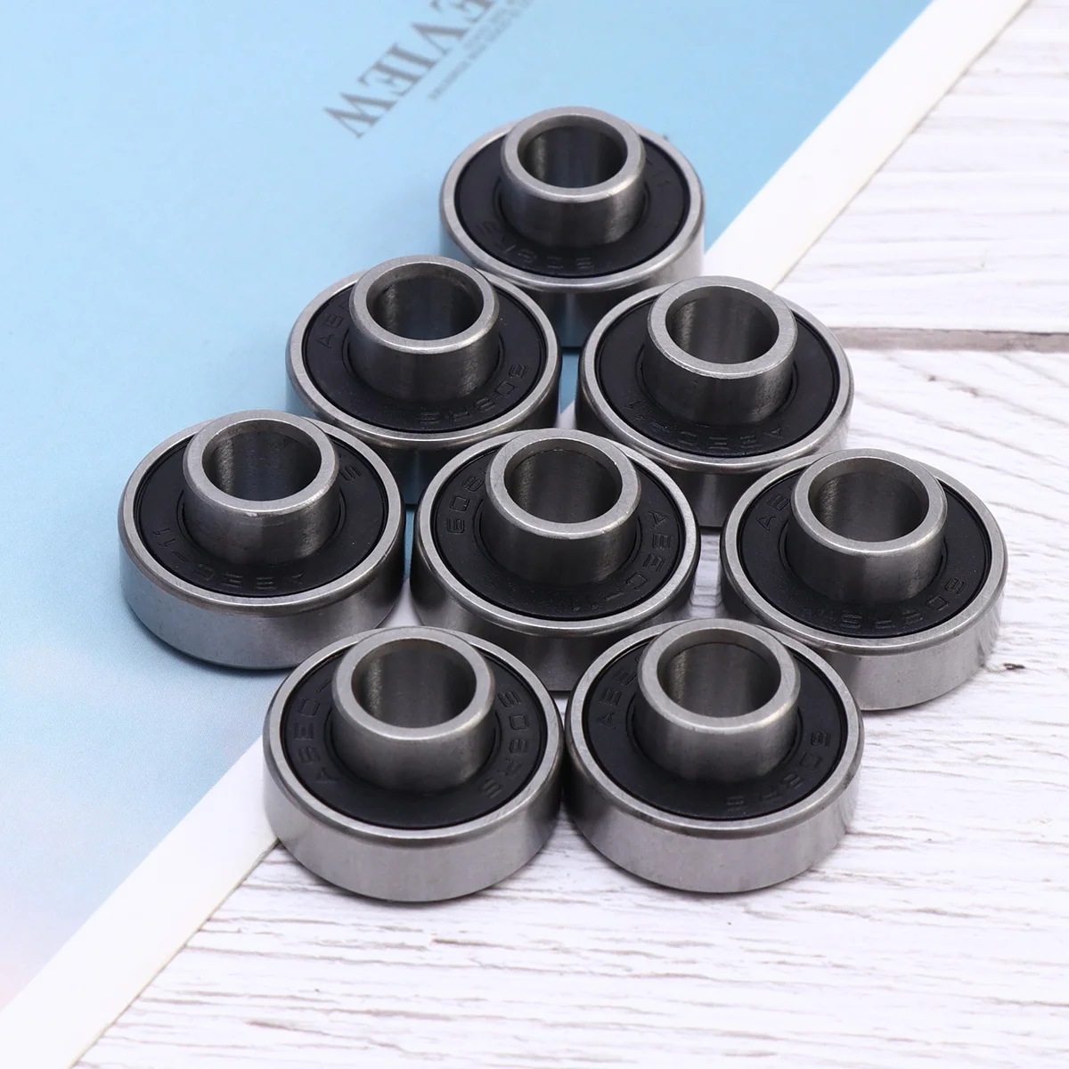 8 Pcs Skateboard Bearing Sturdy Bearings Rust-resistant Wheel One Body Durable 608 2RS
8 Pcs Skateboard Bearing Sturdy Bearings Rust-resistant Wheel One Body Durable 608 2RS