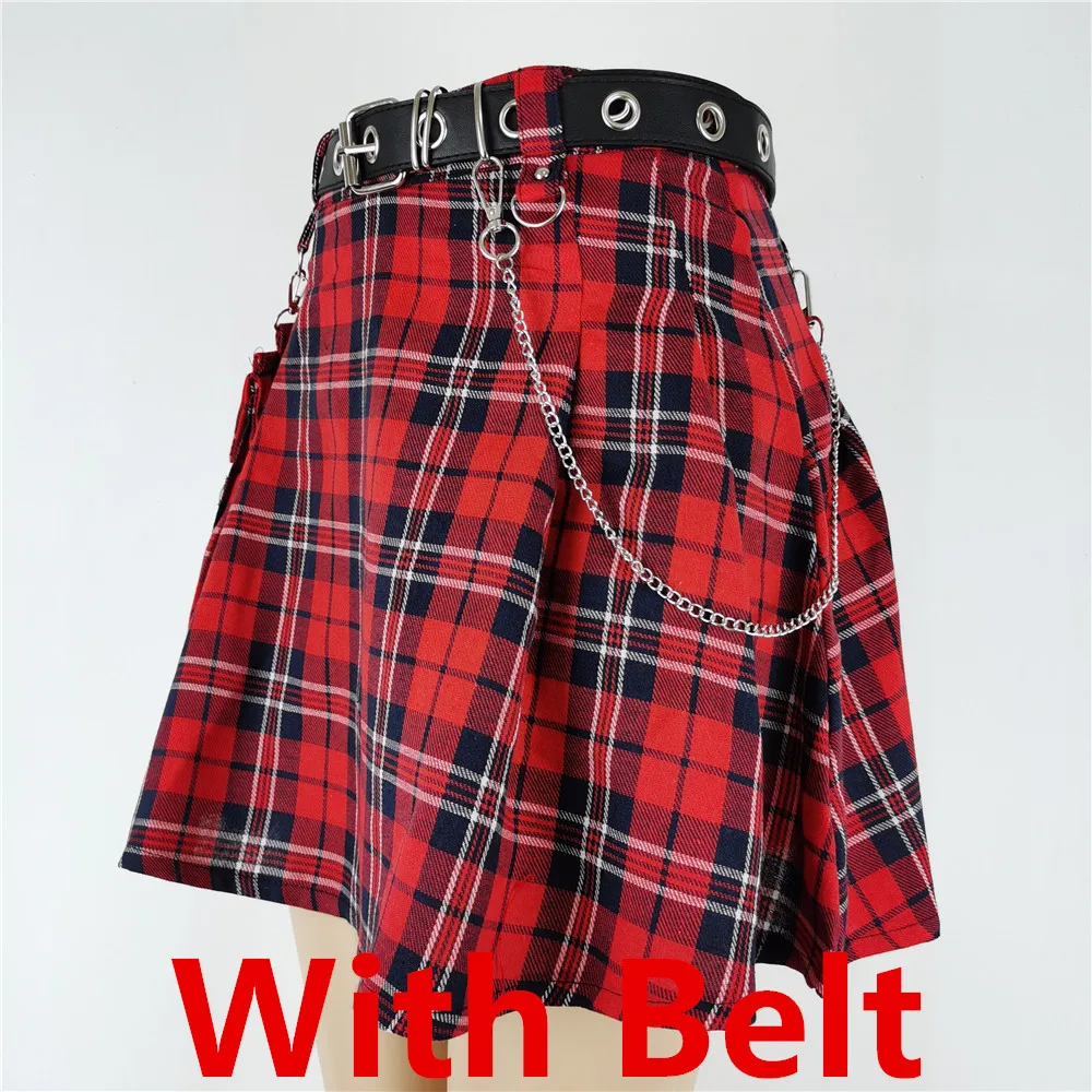 With Belt Female Streetwear Skirt Harajuku Punk Gothic Black High Waist Black Skirts Women Sexy Patchwork Bandage Mini Skirt
With Belt Female Streetwear Skirt Harajuku Punk Gothic Black High Waist Black Skirts Women Sexy Patchwork Bandage Mini Skirt