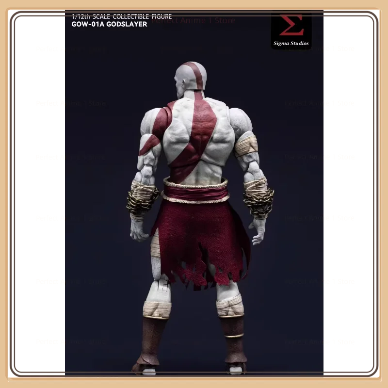 SIGMA STUDIOS GOW-01A 1/12 Scale Spartan White Sharpshooter Kratos GODSLAYER Male Soldier 6inch Action Figure Doll Collection
SIGMA STUDIOS GOW-01A 1/12 Scale Spartan White Sharpshooter Kratos GODSLAYER Male Soldier 6inch Action Figure Doll Collection