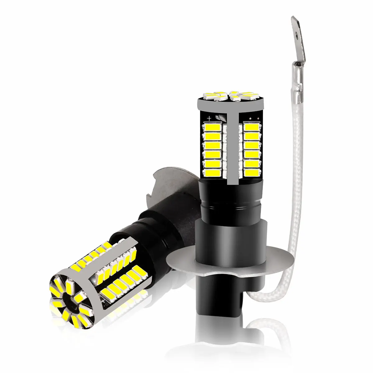P2MAX High Brightness LED Car Fog Lights Bulbs DRL H3 H1 880 H27 6000K White for Car Headlight Foglamp Lighting
P2MAX High Brightness LED Car Fog Lights Bulbs DRL H3 H1 880 H27 6000K White for Car Headlight Foglamp Lighting
