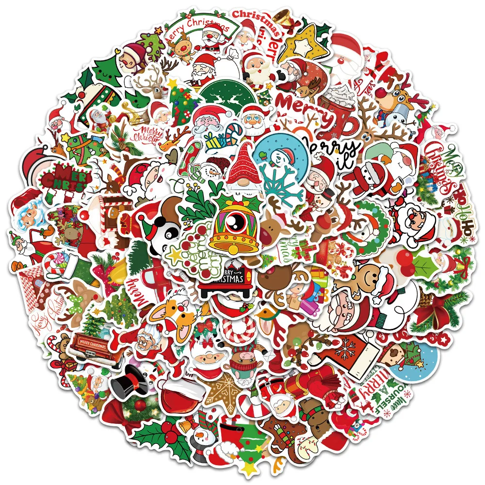 10/30/50/100pcs Christmas Graffiti Stickers Cartoon Decals DIY Guitar Scrapbook Laptop PVC Cute Sticker for Kids Christmas Gifts
10/30/50/100pcs Christmas Graffiti Stickers Cartoon Decals DIY Guitar Scrapbook Laptop PVC Cute Sticker for Kids Christmas Gifts