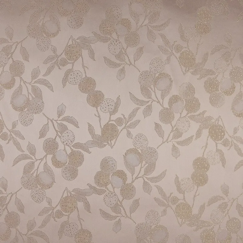New Chinese-style upper garment Hanfu and cheongsam fabric woven with lychee patterns golden silk real
New Chinese-style upper garment Hanfu and cheongsam fabric woven with lychee patterns golden silk real