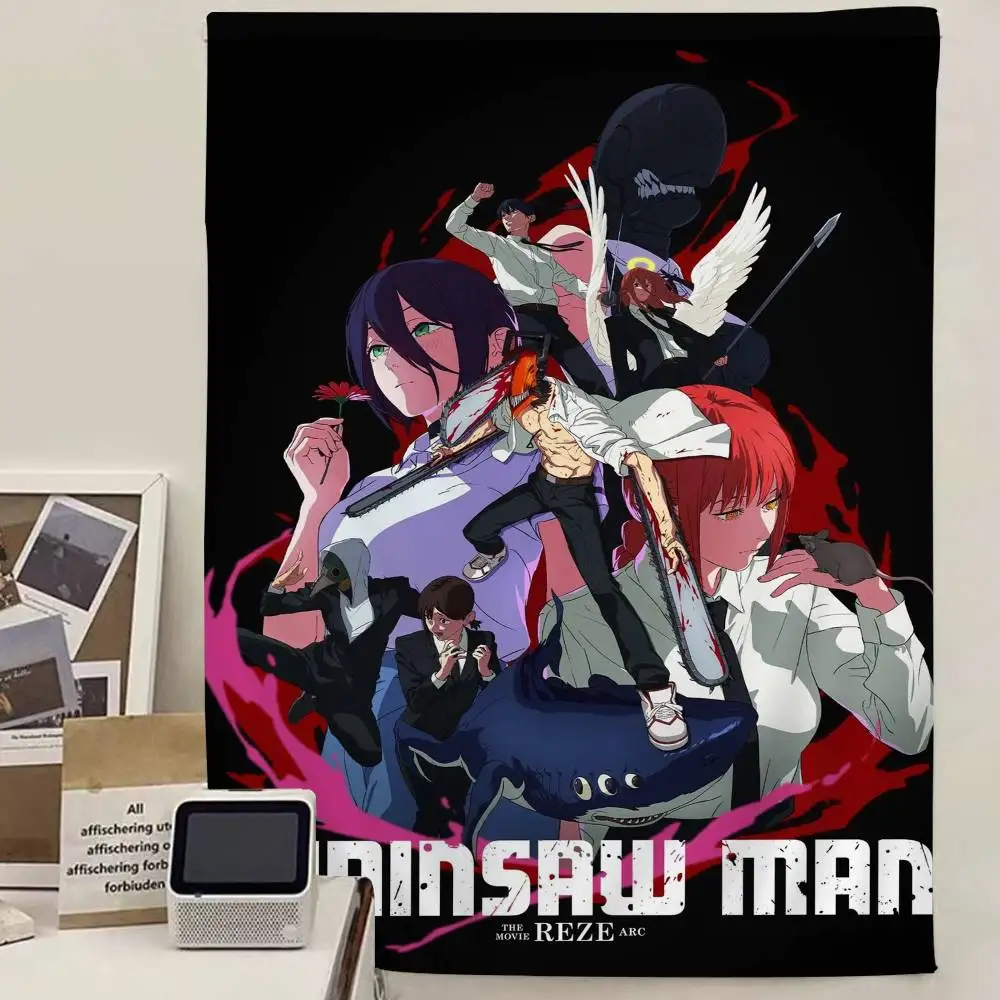 Anime Chainsaw Man Reze Arc Anime Tapestry Hippie Flower Wall Carpets Dorm Decor Cheap Hippie Wall Hanging
Anime Chainsaw Man Reze Arc Anime Tapestry Hippie Flower Wall Carpets Dorm Decor Cheap Hippie Wall Hanging