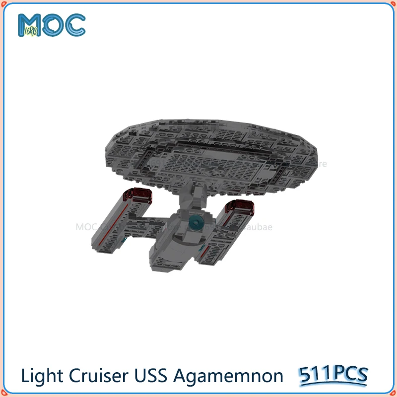 MOC Building Blocks Apollo-Class 24th Century Light Cruiser USS Agamemnon DIY Assemble Bricks Model Space Xmas Toys Gifts 511PCS
MOC Building Blocks Apollo-Class 24th Century Light Cruiser USS Agamemnon DIY Assemble Bricks Model Space Xmas Toys Gifts 511PCS