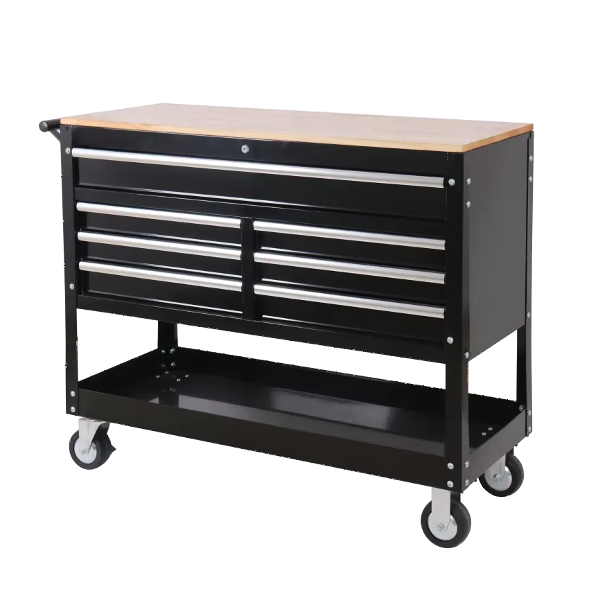 Heavy-Duty 49" Long Tool Cabinet For Garage Storage Workshop Roller Workbench With OAK Worktop For Garden Use
Heavy-Duty 49" Long Tool Cabinet For Garage Storage Workshop Roller Workbench With OAK Worktop For Garden Use