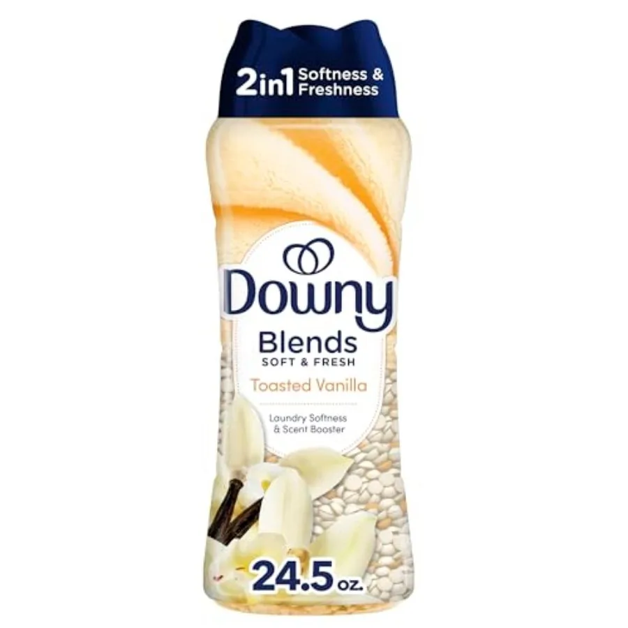 Downy Blends In-Wash Laundry Scent Booster Beads, Toasted Vanilla Scent, 24.5 OZ, Fabric Sottener Beads and Freshness
Downy Blends In-Wash Laundry Scent Booster Beads, Toasted Vanilla Scent, 24.5 OZ, Fabric Sottener Beads and Freshness
