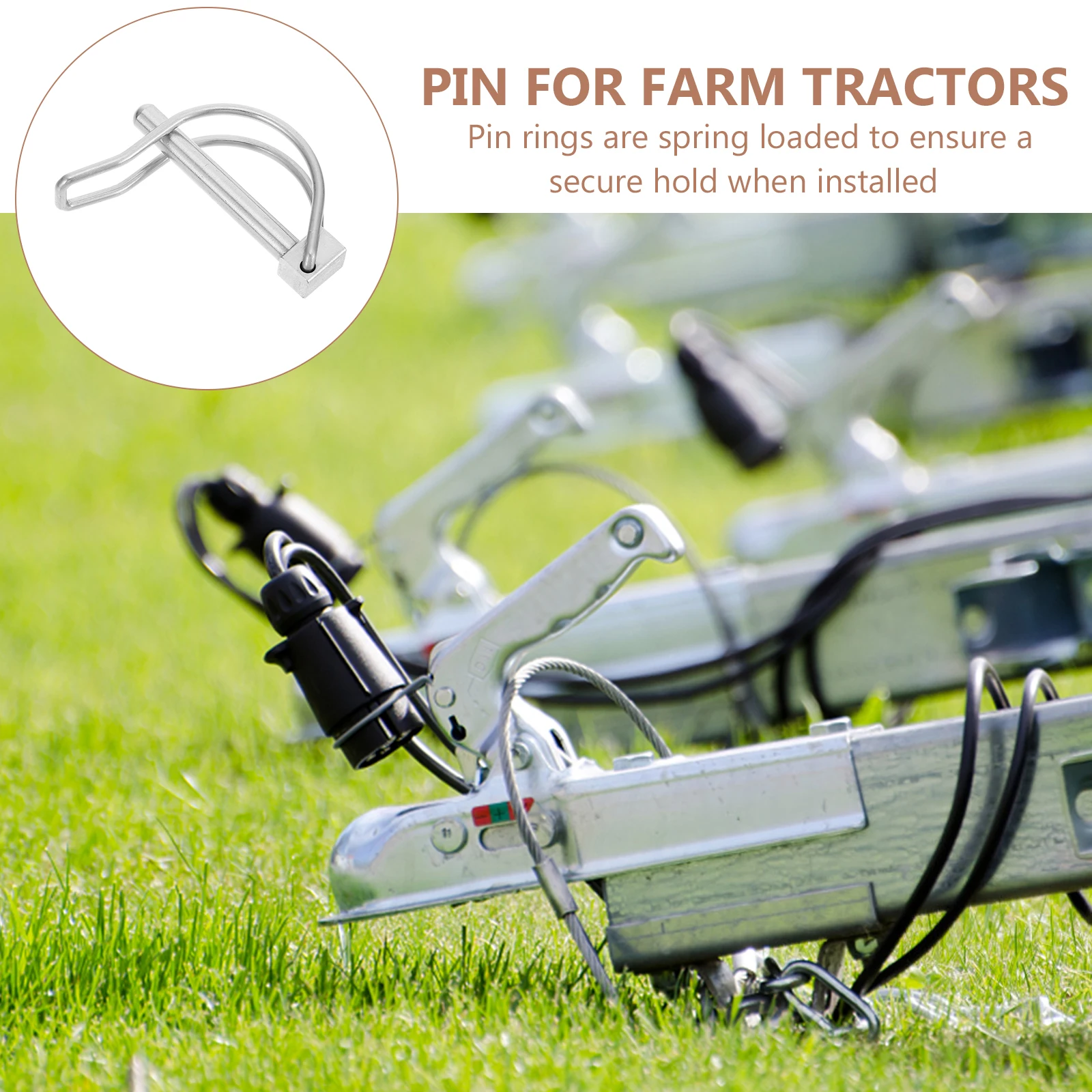 2 pcs Pins Quick Release Stainless Steel Trailer Lock Coupler Hitch Durable Lawn Garden Farming Truck Boat
2 pcs Pins Quick Release Stainless Steel Trailer Lock Coupler Hitch Durable Lawn Garden Farming Truck Boat