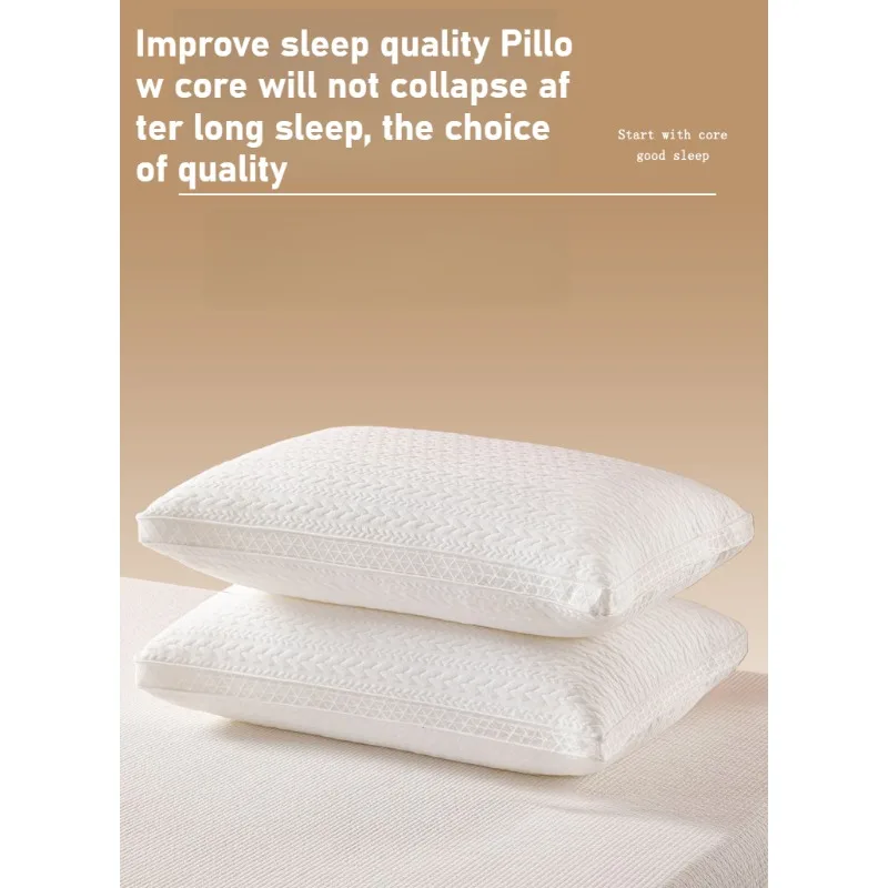 3D Neck Pillow with High Elasticity and Non Collapse, Soft Neck Protection, Single Person Sleeping Pillow Hotel Home Bedding 1PC
3D Neck Pillow with High Elasticity and Non Collapse, Soft Neck Protection, Single Person Sleeping Pillow Hotel Home Bedding 1PC