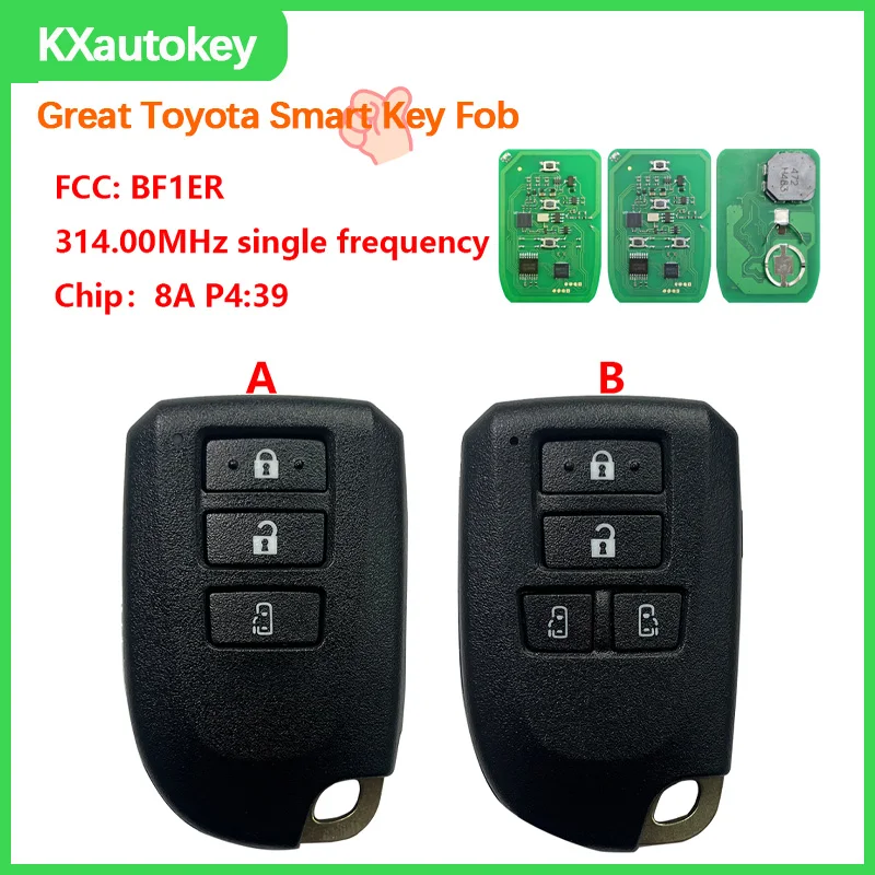 KXK007013 FCC-BF1ER For Toyota Hiace Regiusage 2013 Chip-8A P4 39 Programmable Replacement Car Key Assembly For Toyota
KXK007013 FCC-BF1ER For Toyota Hiace Regiusage 2013 Chip-8A P4 39 Programmable Replacement Car Key Assembly For Toyota