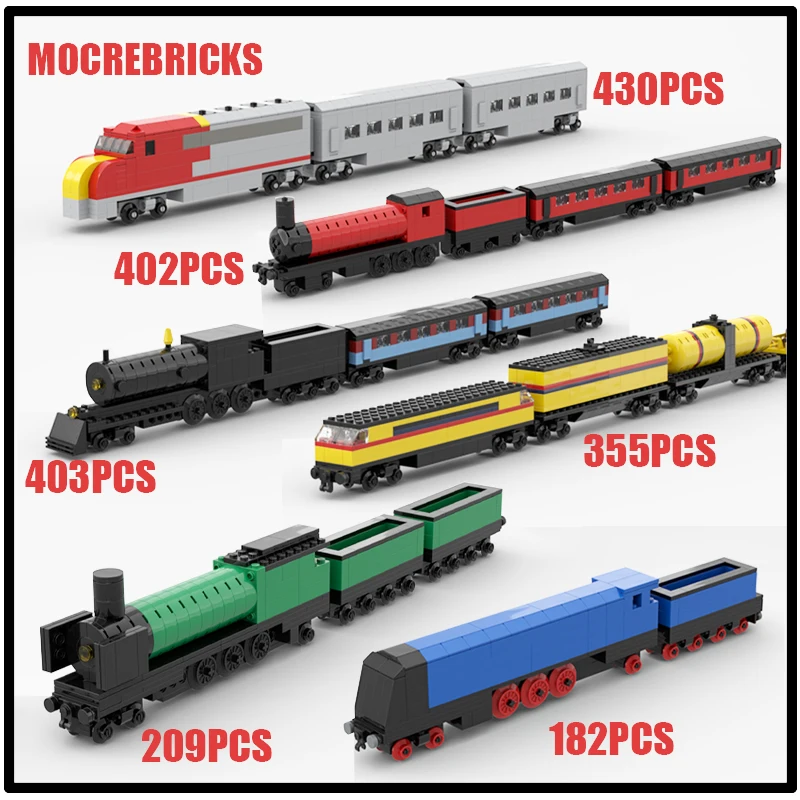 MOC City Railway Mini Train Diesel Electric Locomotive Building Blocks Model Technology Bricks Toys Children's Puzzle Gifts
MOC City Railway Mini Train Diesel Electric Locomotive Building Blocks Model Technology Bricks Toys Children's Puzzle Gifts