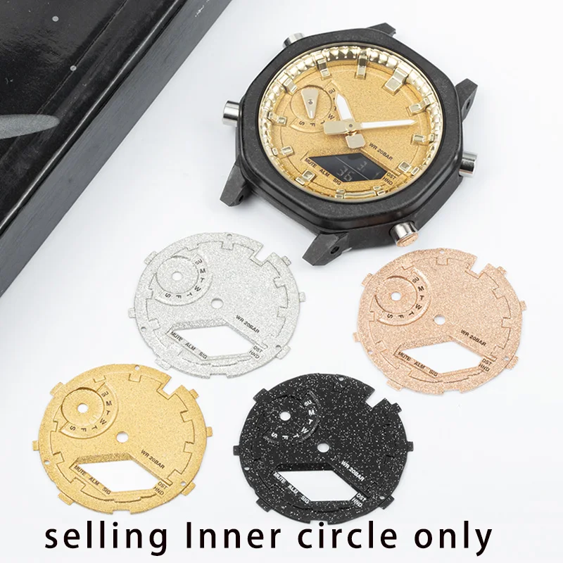 Watch Accessories Metal Disc for Casio Farmhouse GA2100 Frost Gold Fire Pattern Dial Metal Disc Trendy Dial Accessories
Watch Accessories Metal Disc for Casio Farmhouse GA2100 Frost Gold Fire Pattern Dial Metal Disc Trendy Dial Accessories