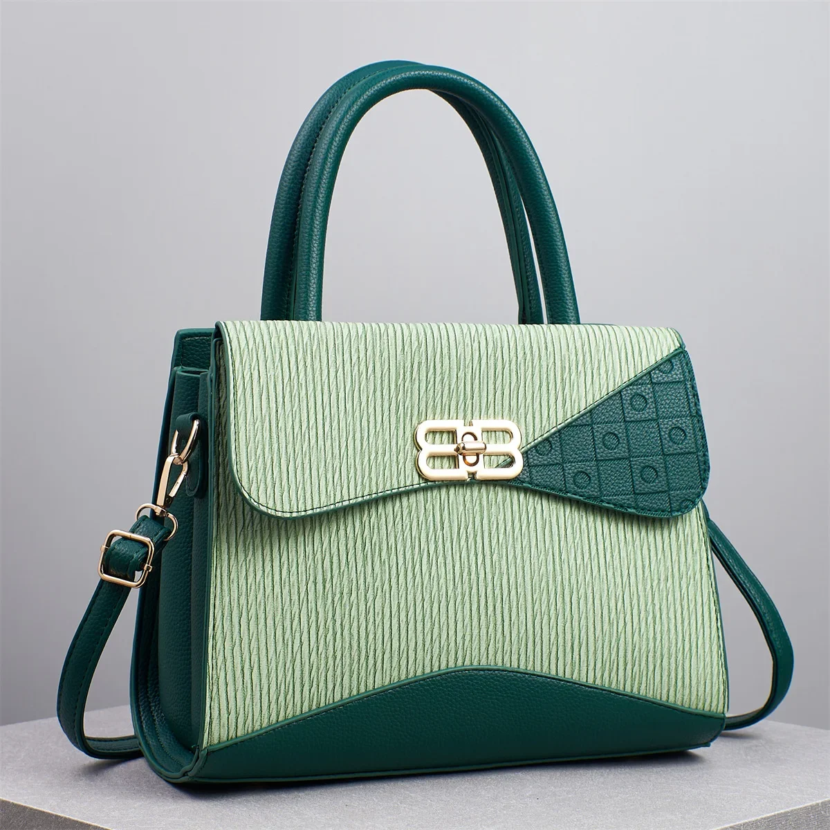 2025 Women's Trendy Large-Capacity Handbag - Fashion High-End, Simple Textured Splicing, Versatile
2025 Women's Trendy Large-Capacity Handbag - Fashion High-End, Simple Textured Splicing, Versatile