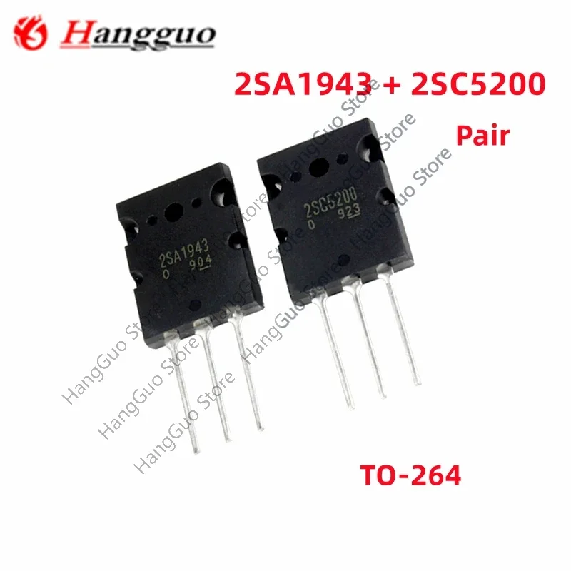 10PCS=5Pair Original 2SA1943 2SC5200 A1943 C5200 TO-264 High-Power Audio Power Amplifier
10PCS=5Pair Original 2SA1943 2SC5200 A1943 C5200 TO-264 High-Power Audio Power Amplifier