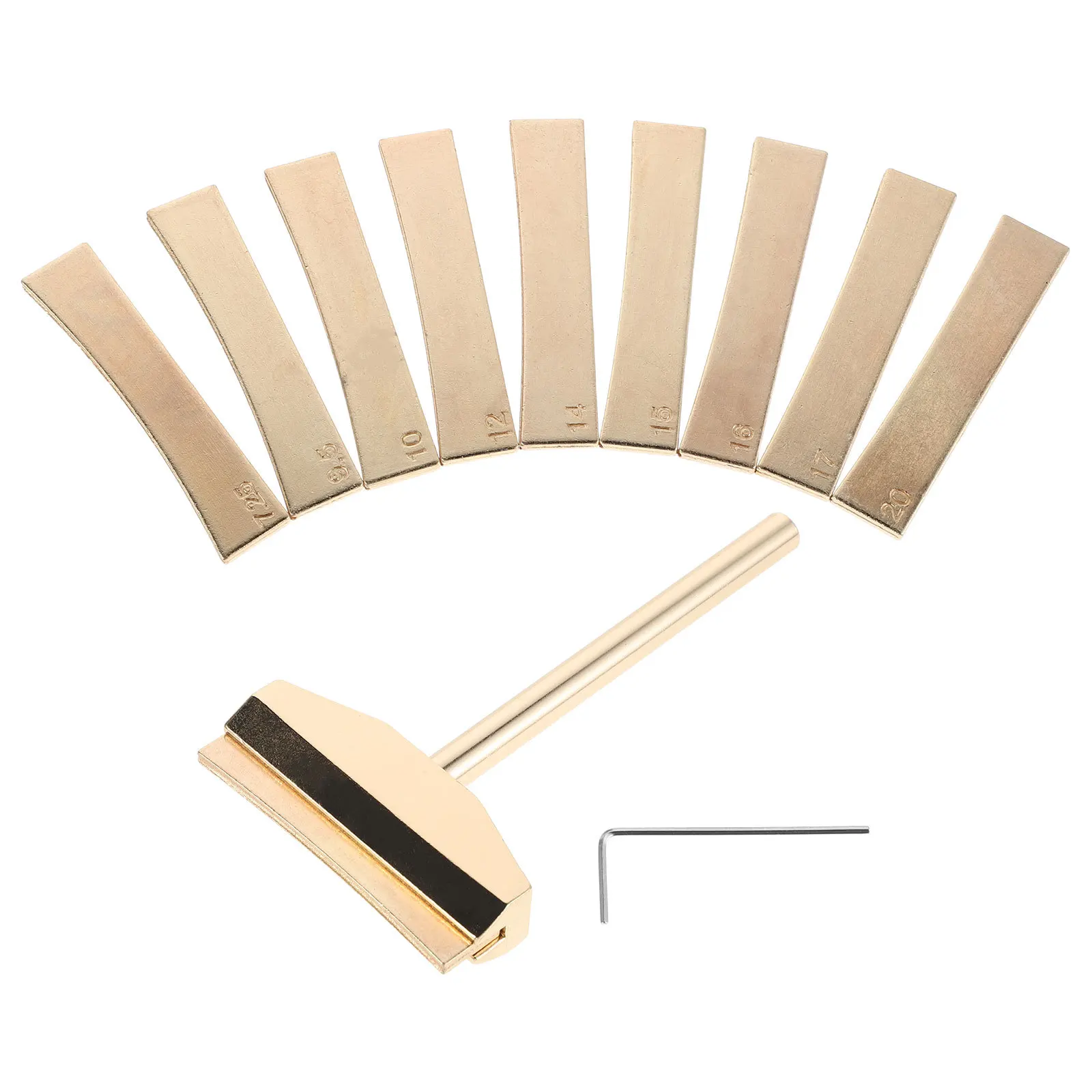 1Set Guitar Fret Press Tool Kit with Interchangeable Brass Radius Inserts Precision Fretboard Pressing Caul for Acoustic
1Set Guitar Fret Press Tool Kit with Interchangeable Brass Radius Inserts Precision Fretboard Pressing Caul for Acoustic